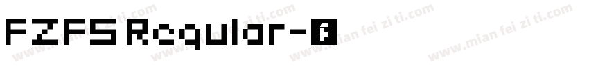 FZFS Regular字体转换
